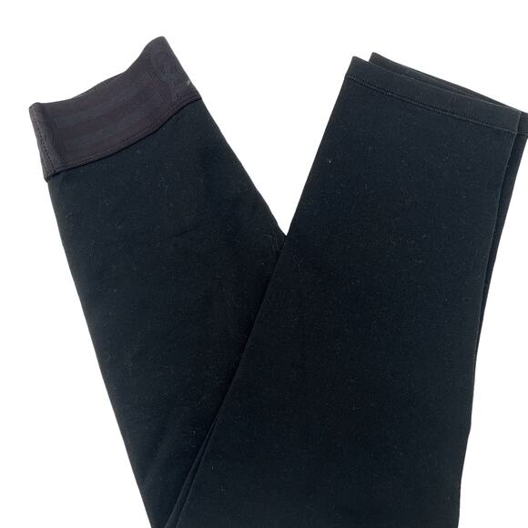 GOOD AMERICAN Leggings Size S Activewear Athletic Pants Workout Black Cropped - Picture 1 of 5